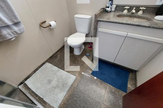 Banheiro de apartamento à venda com 1 quarto, 38m² em Paraíso do Morumbi, São Paulo