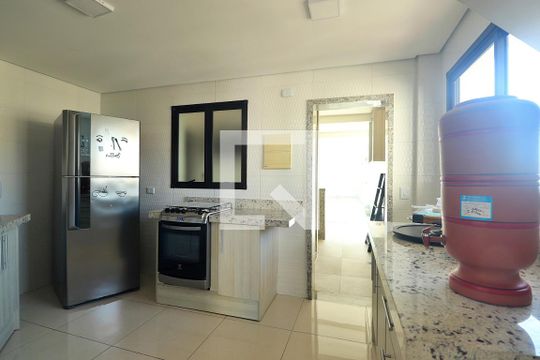 Cozinha de apartamento à venda com 3 quartos, 163m² em Campestre, Santo André