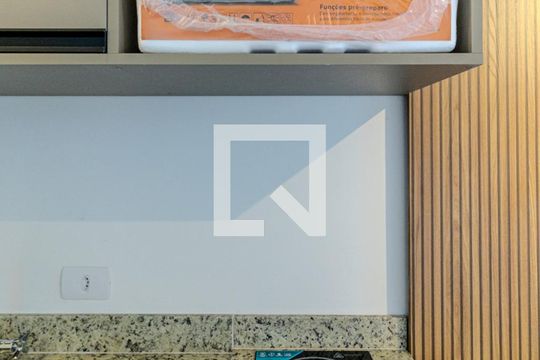 Cozinha de kitnet/studio para alugar com 1 quarto, 22m² em Santa Efigênia, São Paulo