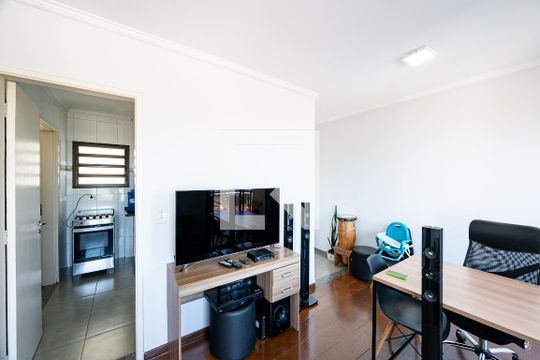 Sala de apartamento à venda com 3 quartos, 75m² em Vila Guarani (zona Sul), São Paulo