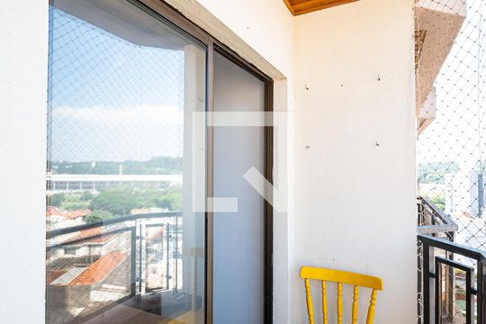 Varanda da Sala de apartamento à venda com 3 quartos, 75m² em Vila Guarani (zona Sul), São Paulo