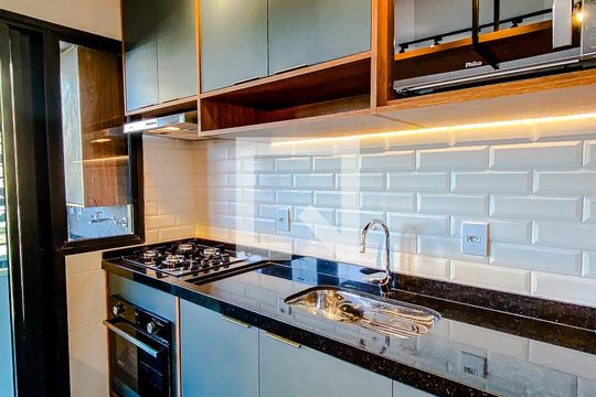 Cozinha de apartamento à venda com 2 quartos, 50m² em Vila Mariana, São Paulo