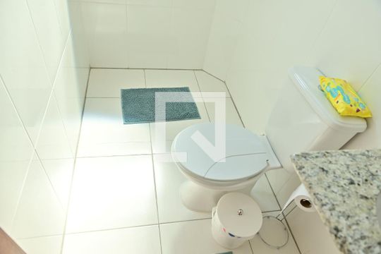 Banheiro Suite de apartamento para alugar com 2 quartos, 85m² em Ocian, Praia Grande