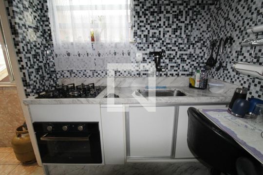 Cozinha de apartamento à venda com 3 quartos, 58m² em Pechincha, Rio de Janeiro