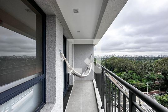 Sacada de apartamento para alugar com 1 quarto, 30m² em Santo Amaro, São Paulo