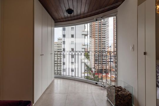Varanda Studio de kitnet/studio para alugar com 1 quarto, 50m² em Itaim Bibi, São Paulo