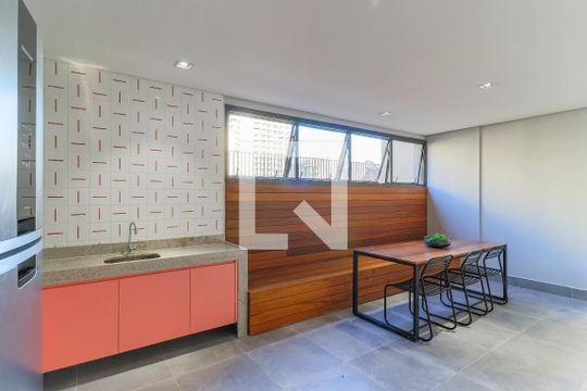 Área comum - Espaço Gourmet de apartamento para alugar com 3 quartos, 111m² em Jardim das Acacias, São Paulo