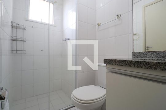 Banheiro da Suíte de apartamento à venda com 2 quartos, 56m² em Barra Funda, São Paulo