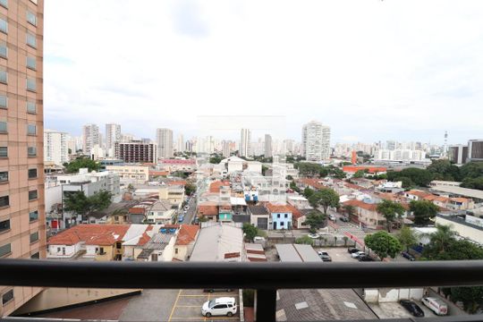 Vista da Varanda de apartamento à venda com 2 quartos, 56m² em Barra Funda, São Paulo