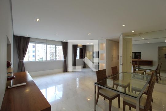 Sala de apartamento para alugar com 3 quartos, 115m² em Itaim Bibi, São Paulo