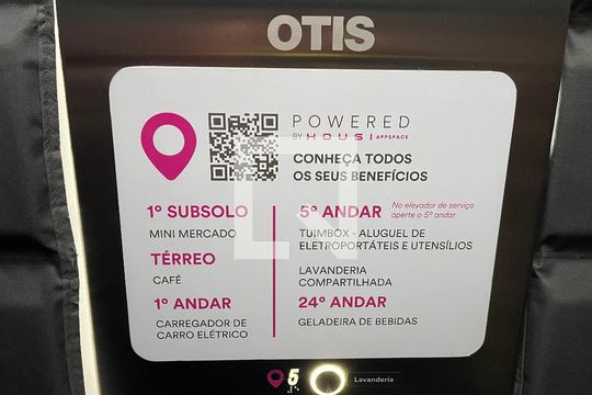 Área comum de apartamento para alugar com 1 quarto, 20m² em Perdizes, São Paulo