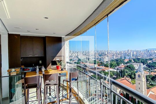 Varanda da Sala de apartamento para alugar com 4 quartos, 138m² em Ipiranga, São Paulo