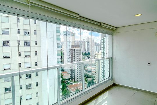 Varanda da Sala/Quarto de apartamento para alugar com 1 quarto, 36m² em Vila Mariana, São Paulo