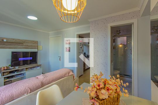 Sala de apartamento à venda com 2 quartos, 48m² em Mato Grande, Canoas