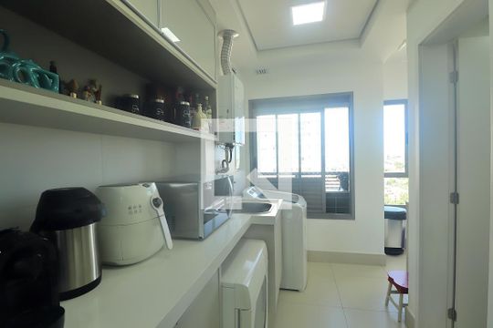 Área de Serviço de apartamento à venda com 3 quartos, 153m² em Jardim, Santo André