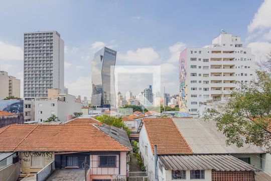 Vista da Sala de apartamento à venda com 2 quartos, 90m² em Pinheiros, São Paulo
