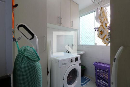 Área de Serviço de apartamento à venda com 3 quartos, 180m² em Parque São Vicente, Mauá