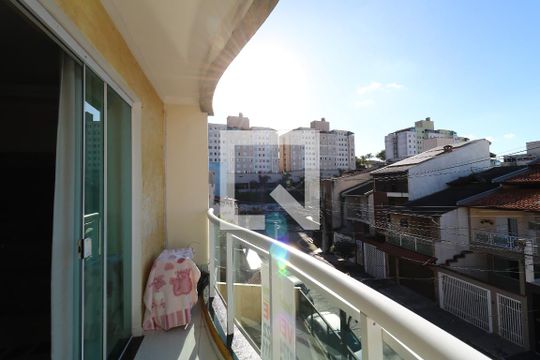 Sacada da Sala de apartamento à venda com 3 quartos, 180m² em Parque São Vicente, Mauá
