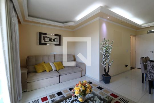 Sala de apartamento à venda com 3 quartos, 180m² em Parque São Vicente, Mauá