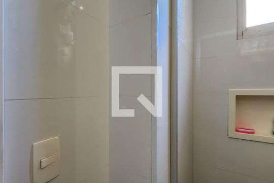 Banheiro da Suíte  de apartamento à venda com 3 quartos, 77m² em Tamboré, Barueri