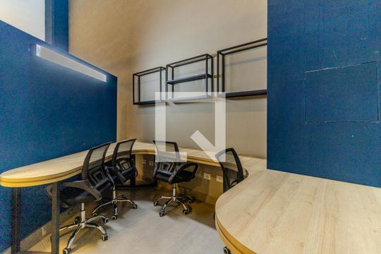 Coworking de kitnet/studio para alugar com 1 quarto, 33m² em Vila Buarque, São Paulo