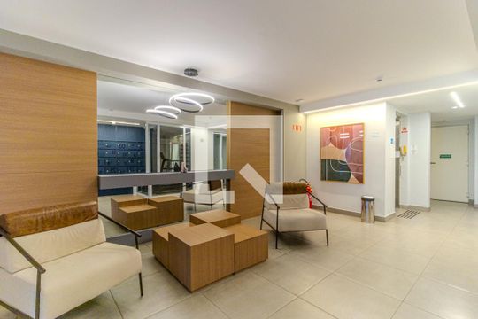 Hall Social de kitnet/studio para alugar com 1 quarto, 33m² em Vila Buarque, São Paulo