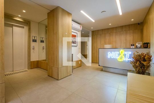 Hall de entrada de kitnet/studio à venda com 1 quarto, 33m² em Jardim Paulista, São Paulo