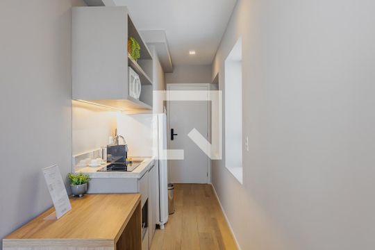 Cozinha de apartamento à venda com 1 quarto, 51m² em Jardim Paulista, São Paulo