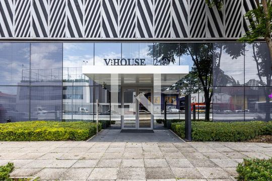 Fachada de apartamento para alugar com 1 quarto, 44m² em Pinheiros, São Paulo