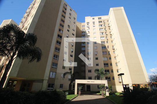 Fachada do bloco de apartamento à venda com 3 quartos, 76m² em Marechal Rondon, Canoas