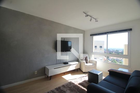 Sala de apartamento à venda com 3 quartos, 76m² em Marechal Rondon, Canoas