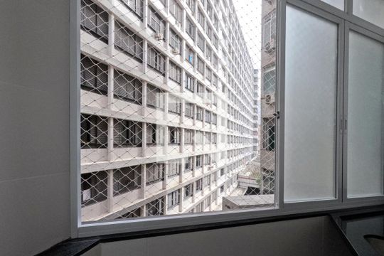 Varanda Gourmet de kitnet/studio para alugar com 1 quarto, 31m² em Gonzaga, Santos