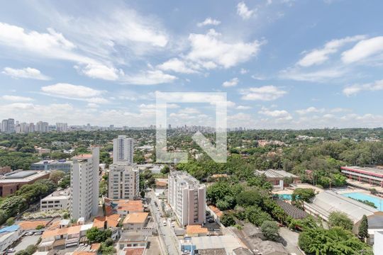 Vista da cobertura de kitnet/studio à venda com 1 quarto, 22m² em Jardim das Acácias, São Paulo