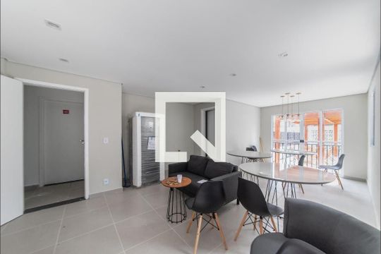 Área comum - Salão de festas de apartamento para alugar com 2 quartos, 33m² em Ipiranga, São Paulo