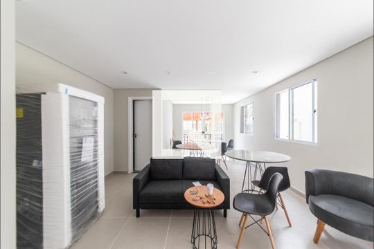 Área comum - Salão de festas de apartamento para alugar com 2 quartos, 33m² em Ipiranga, São Paulo