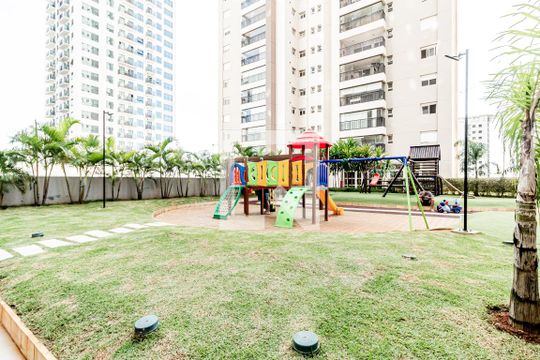 Área comum - Playground de apartamento para alugar com 1 quarto, 64m² em Jardim, Santo André