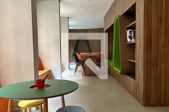 Área comum - Biblioteca de apartamento para alugar com 2 quartos, 33m² em Butantã, São Paulo