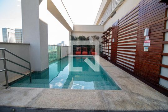 Área comum - Piscina de apartamento para alugar com 1 quarto, 50m² em Vila Gertrudes, São Paulo