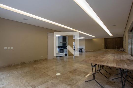 Área comum - Salão de festas de apartamento para alugar com 4 quartos, 232m² em Lourdes, Belo Horizonte