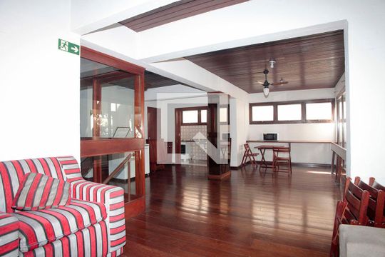 Área Comum - Salão de Festas de apartamento para alugar com 1 quarto, 53m² em Centro Histórico, Porto Alegre