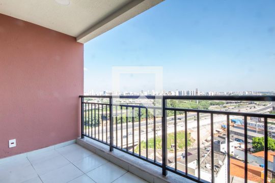 Varanda da sala de apartamento para alugar com 2 quartos, 47m² em Ayrosa, Osasco