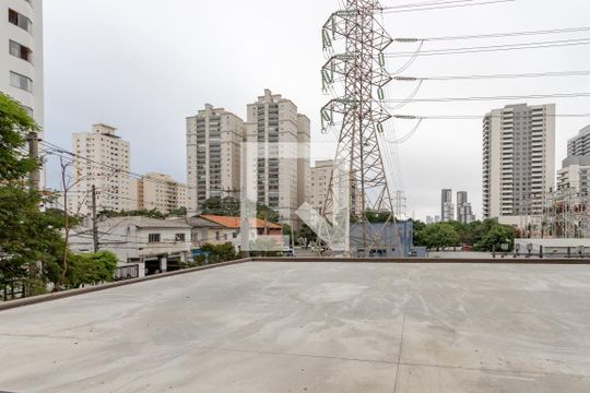 Vista da Varanda de kitnet/studio à venda com 1 quarto, 33m² em Campo Belo, São Paulo