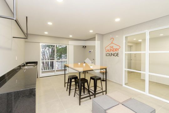 Área comum de kitnet/studio à venda com 1 quarto, 33m² em Campo Belo, São Paulo