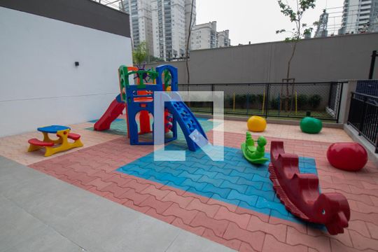 Área comum - Playground de kitnet/studio à venda com 1 quarto, 33m² em Campo Belo, São Paulo