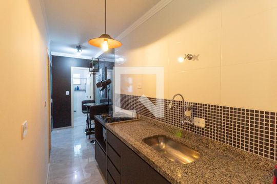 Cozinha de apartamento à venda com 1 quarto, 36m² em Vila Ré, São Paulo