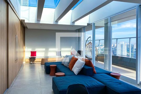 Área comum de kitnet/studio para alugar com 1 quarto, 25m² em Butantã, São Paulo