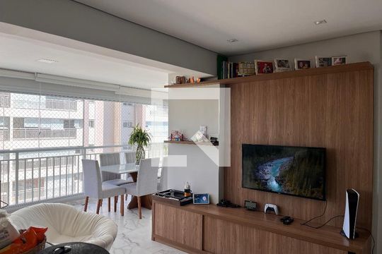 Sala de apartamento à venda com 2 quartos, 79m² em Vila Anastácio, São Paulo
