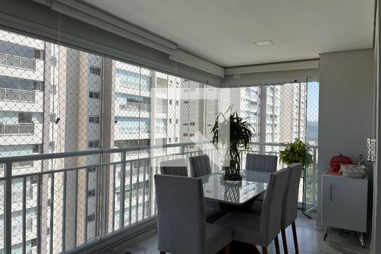 Varanda gourmet de apartamento à venda com 2 quartos, 79m² em Vila Anastácio, São Paulo