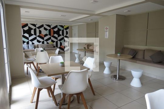 Área comum - Salão de festas de apartamento à venda com 1 quarto, 46m² em Vila Palmeiras, São Paulo