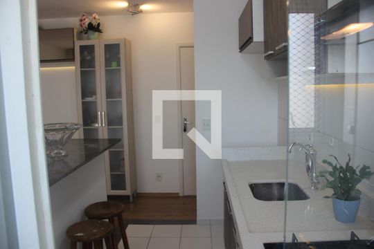 Cozinha de apartamento para alugar com 2 quartos, 51m² em Vila Progresso, Sorocaba